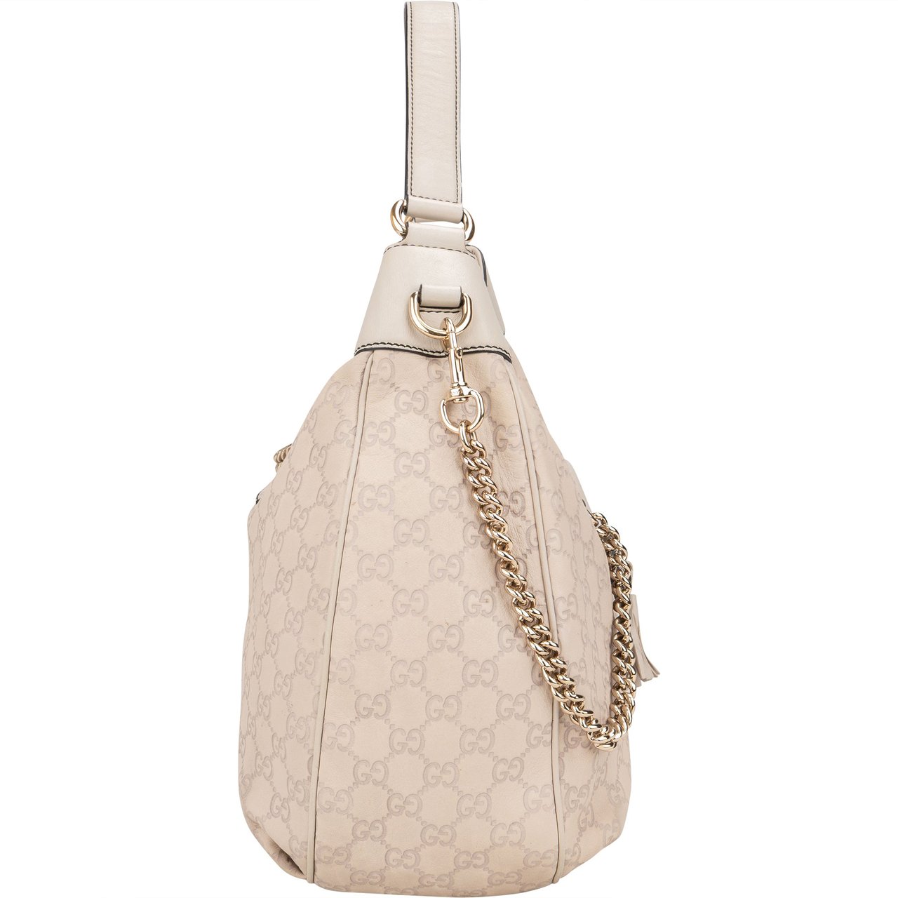 Gucci Gucci GG Leather Monogram Horsebit Emily Hobo Bag Divers