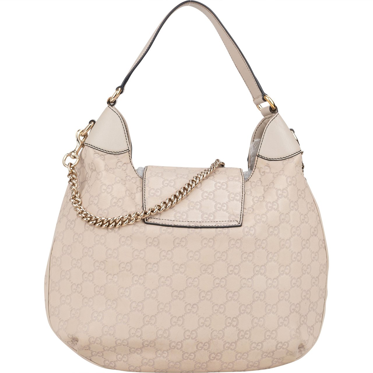 Gucci Gucci GG Leather Monogram Horsebit Emily Hobo Bag Divers