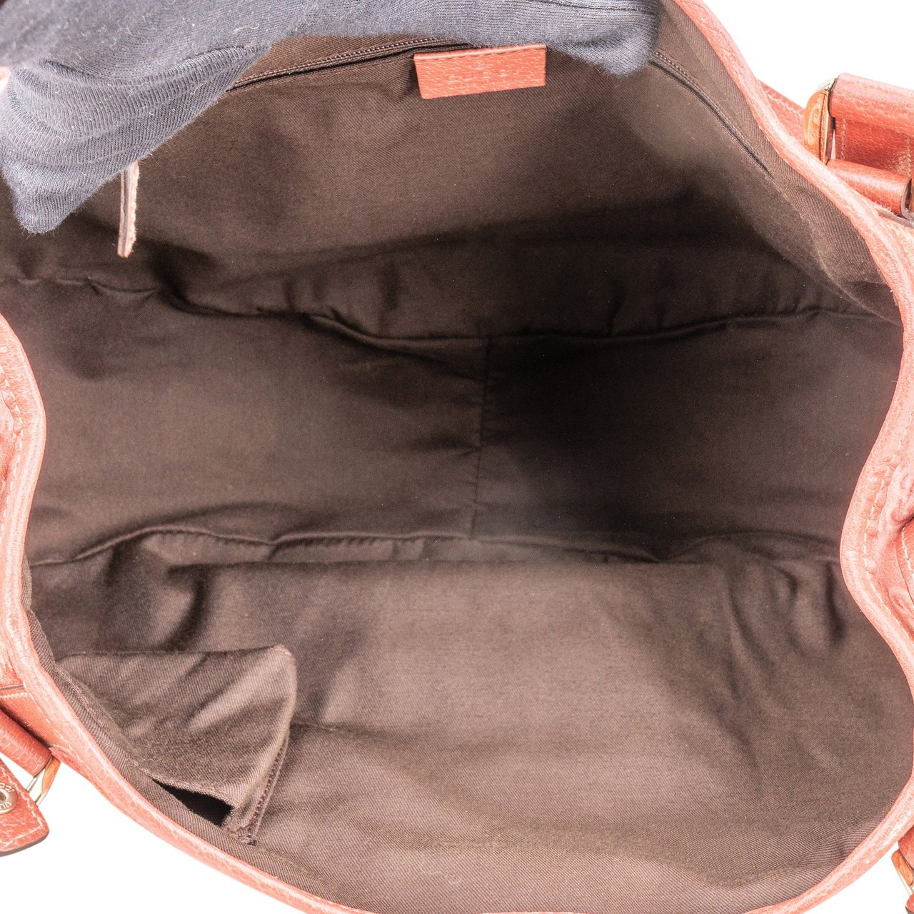 Gucci Gucci Suede Monogram Abbey Handbag Roze