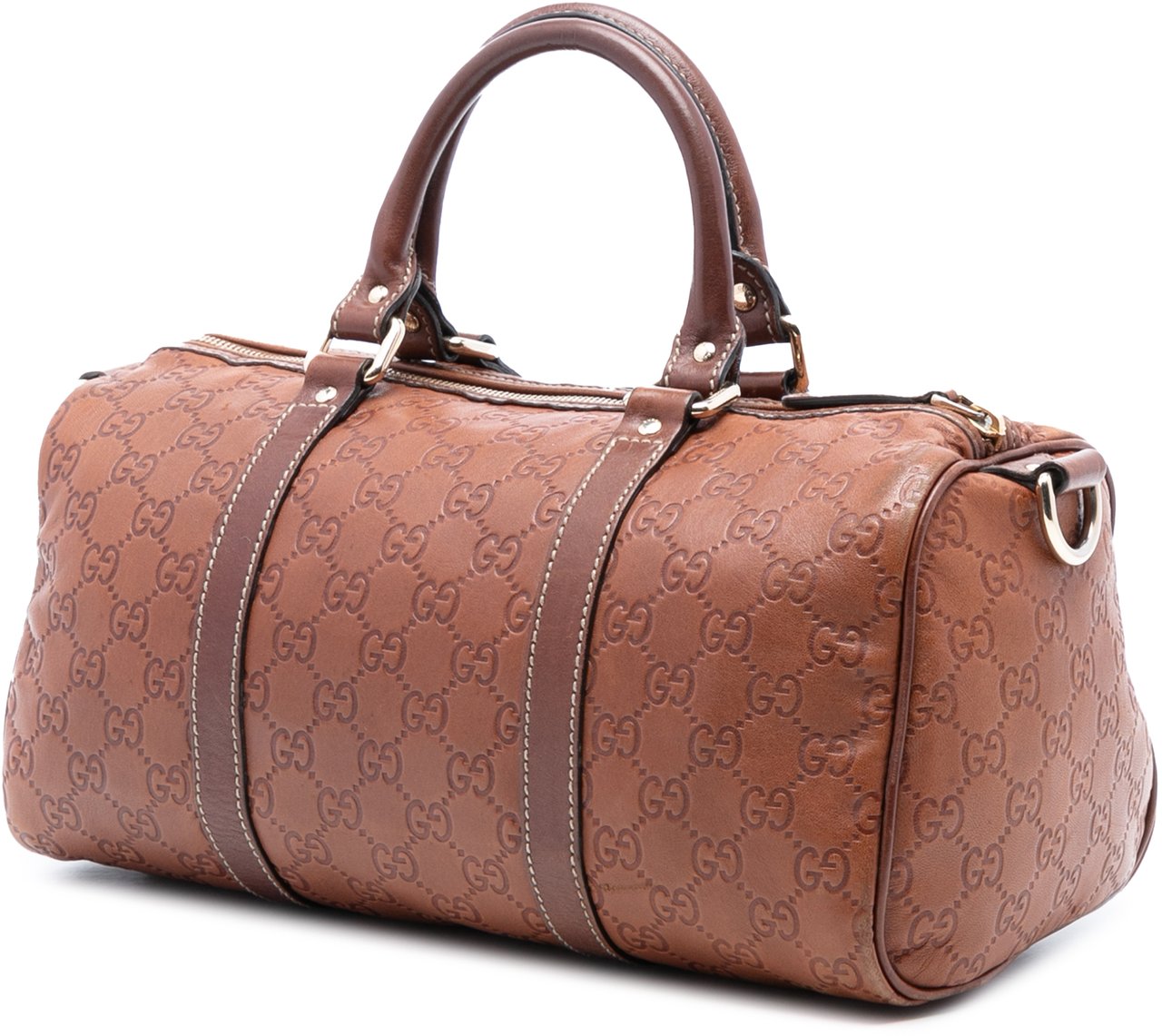 Gucci Guccissima Joy Boston Bag Bruin