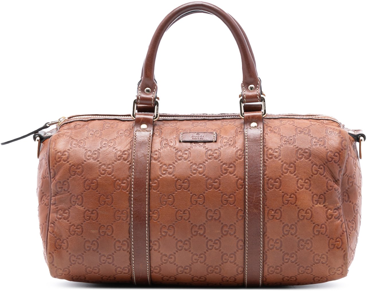 Gucci Guccissima Joy Boston Bag Bruin