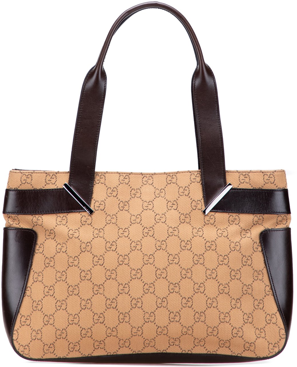 Gucci GG Canvas Tote Bruin