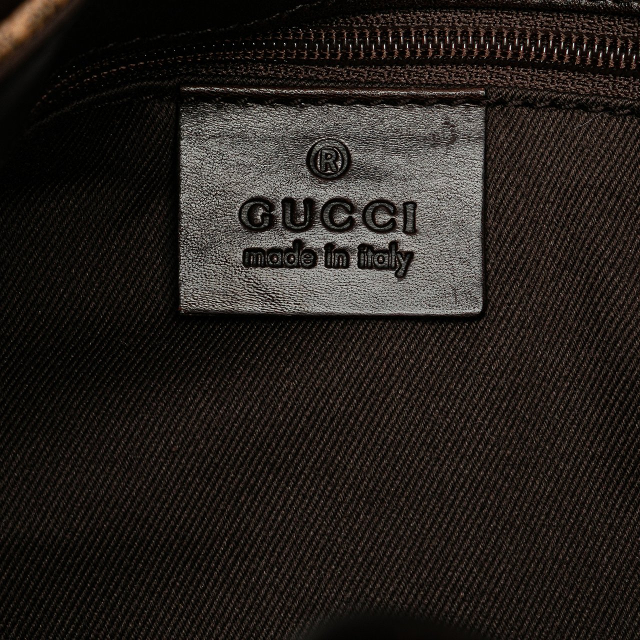 Gucci GG Canvas Tote Bruin