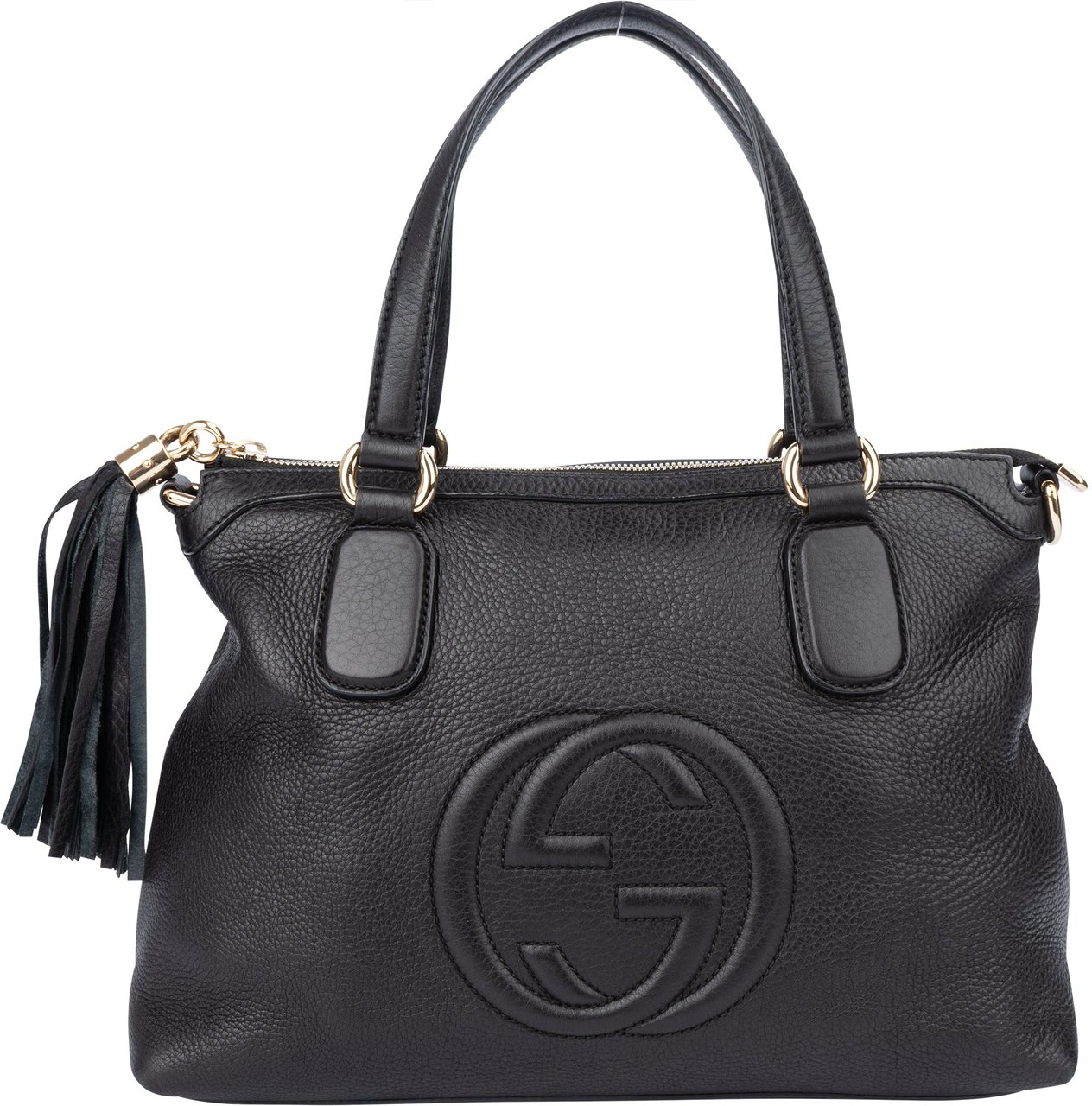 Gucci Gucci Leather GG Soho Handbag Divers
