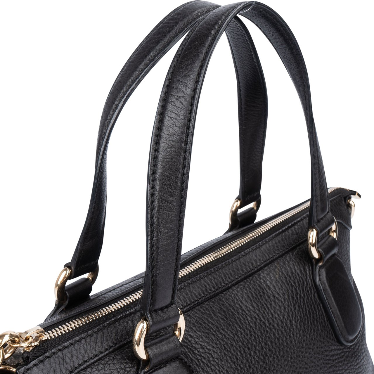 Gucci Gucci Leather GG Soho Handbag Divers