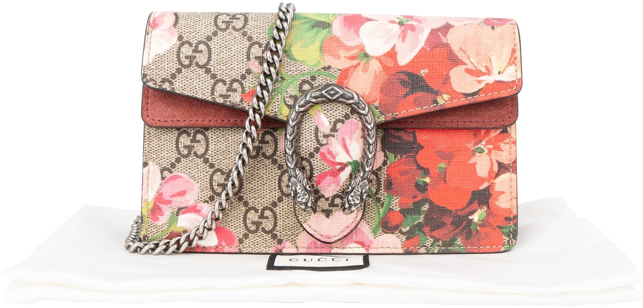 Gucci Gucci GG Floral Monogram Mini Dionysus Crossbody Bag Divers