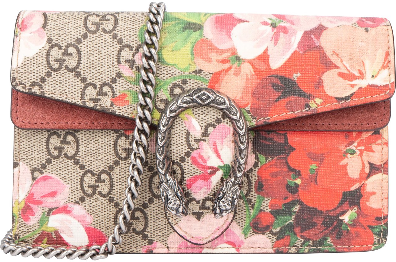 Gucci Gucci GG Floral Monogram Mini Dionysus Crossbody Bag Divers