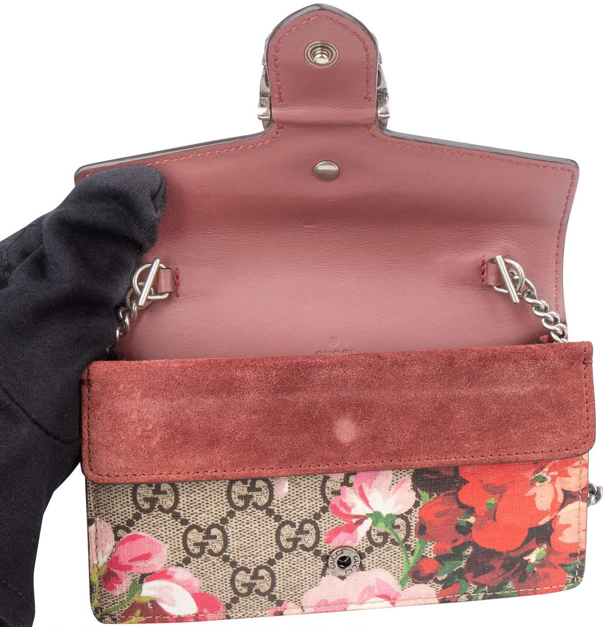 Gucci Gucci GG Floral Monogram Mini Dionysus Crossbody Bag Divers