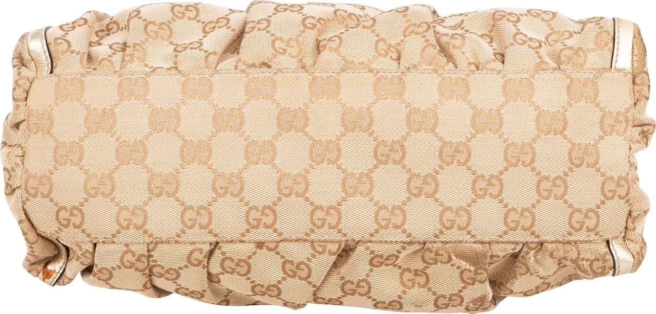 Gucci Gucci Monogram GG Abbey D-Ring Shoulder Bag Beige