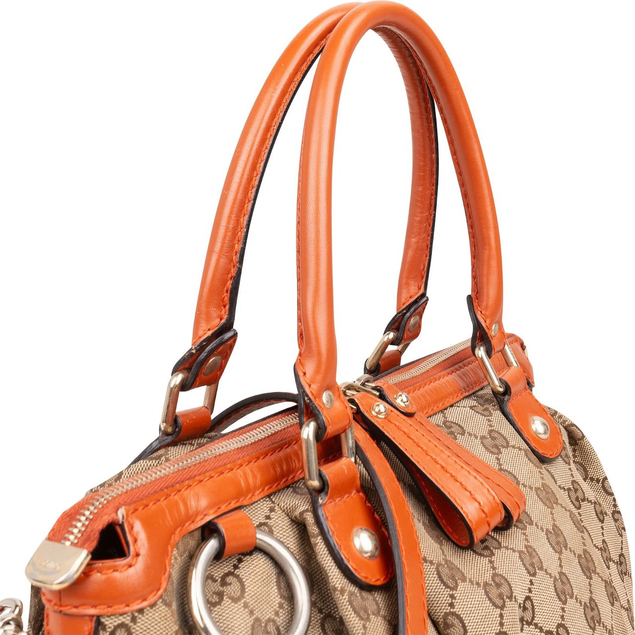 Gucci Gucci Monogram GG Sukey Tote Handbag Beige