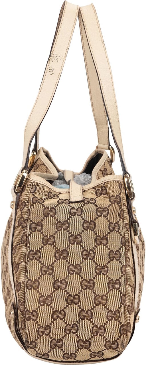 Gucci Gucci Monogram GG Abbey Shoulder Bag Beige