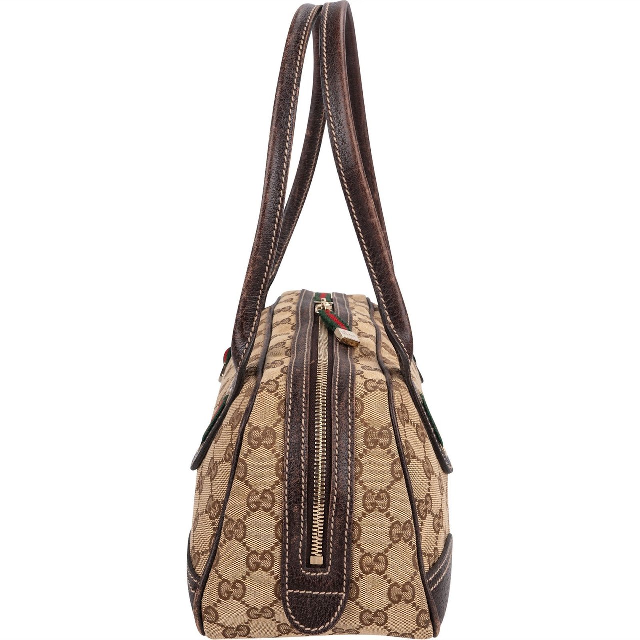 Gucci Gucci Monogram GG Princy East West Shoulder Bag Beige