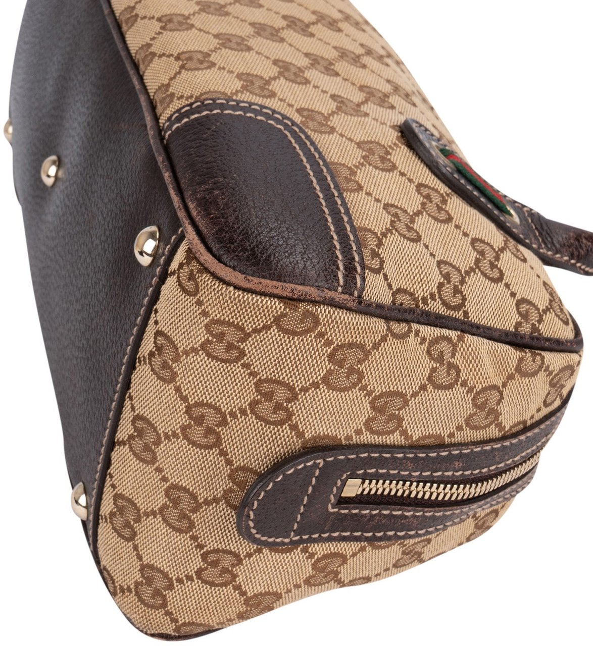 Gucci Gucci Monogram GG Princy East West Shoulder Bag Beige