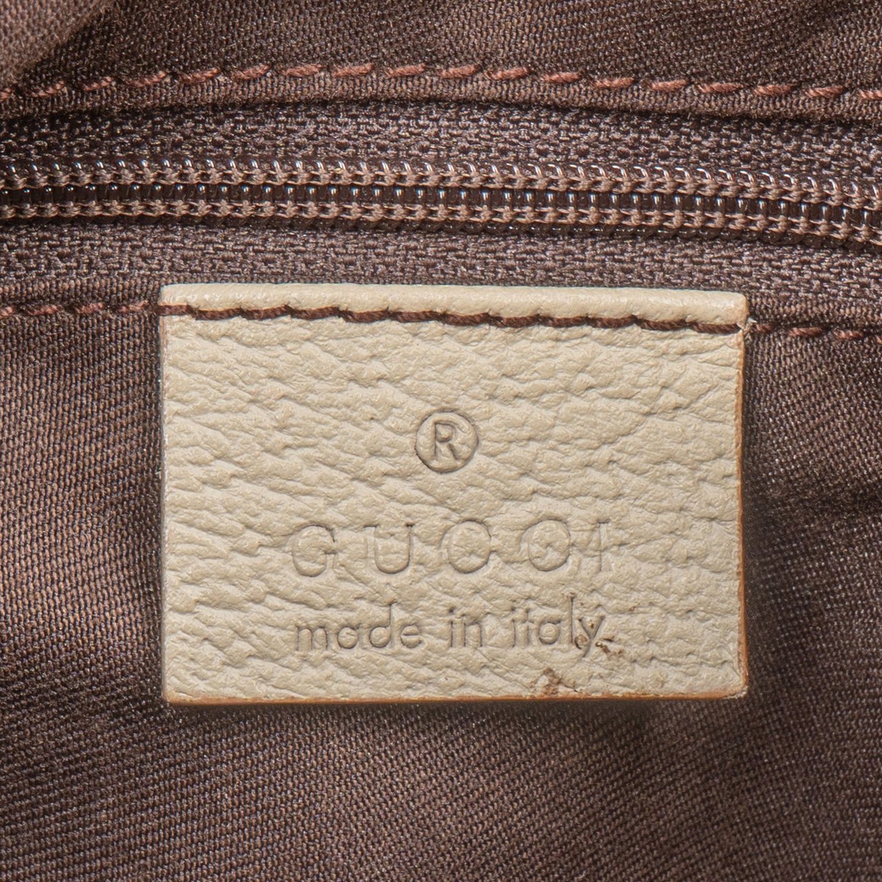 Gucci Gucci GG Monogram Abbey Handbag Bruin