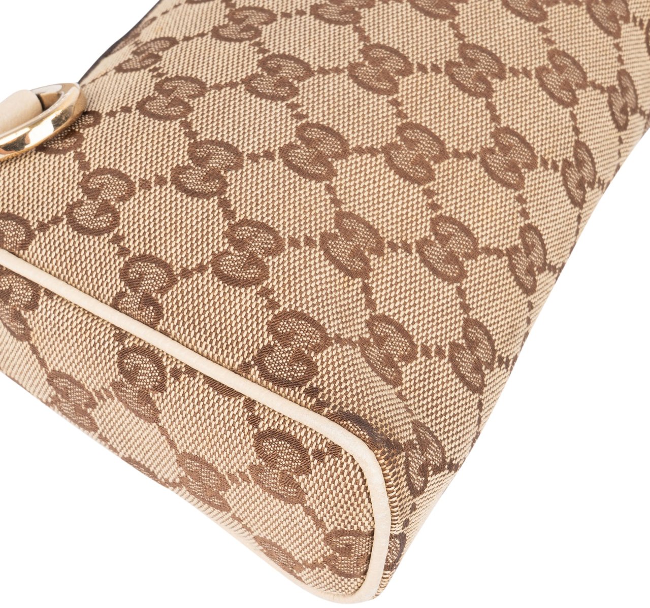 Gucci Gucci GG Monogram Mini Abbey Handbag Bruin