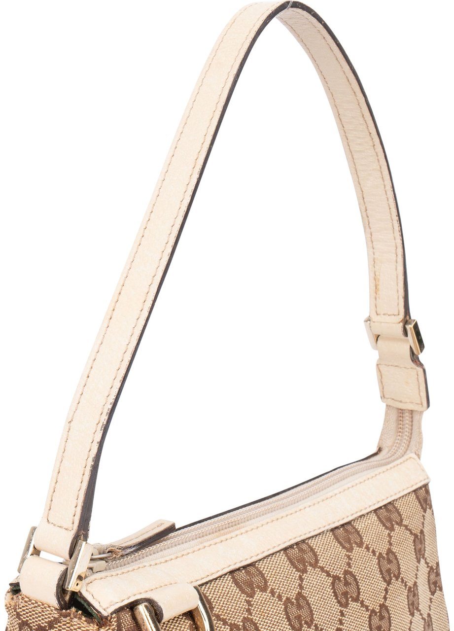 Gucci Gucci GG Monogram Mini Abbey Handbag Bruin