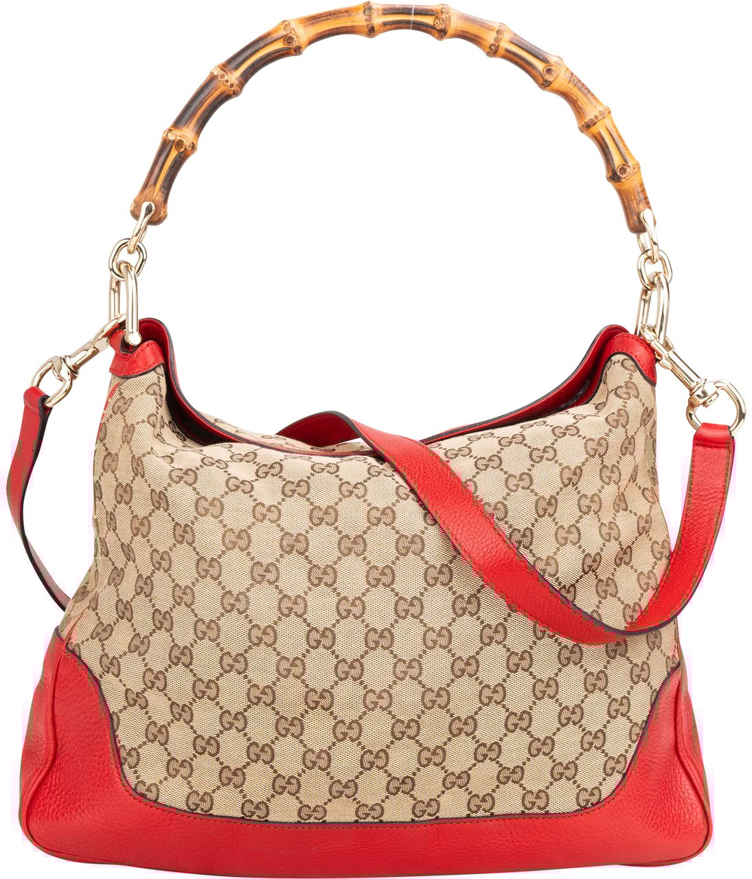 Gucci Gucci GG Monogram Bamboo Handbag Divers