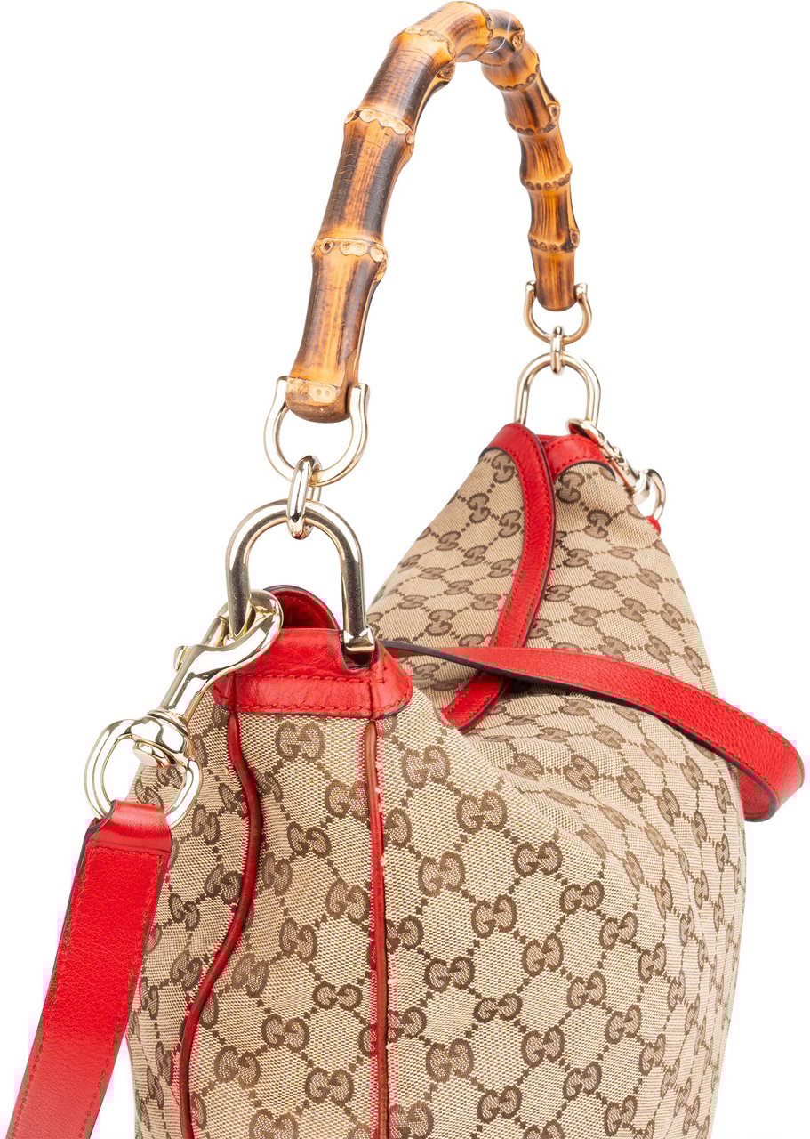 Gucci Gucci GG Monogram Bamboo Handbag Divers
