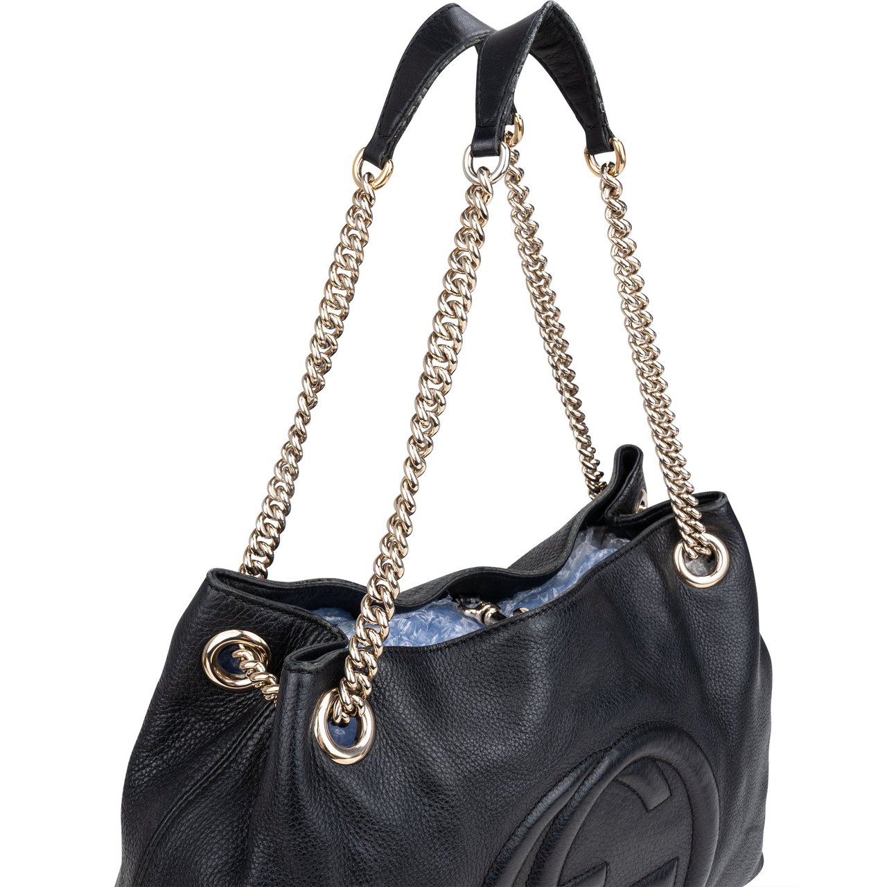 Gucci Gucci Leather GG Soho Crossbody Bag Divers