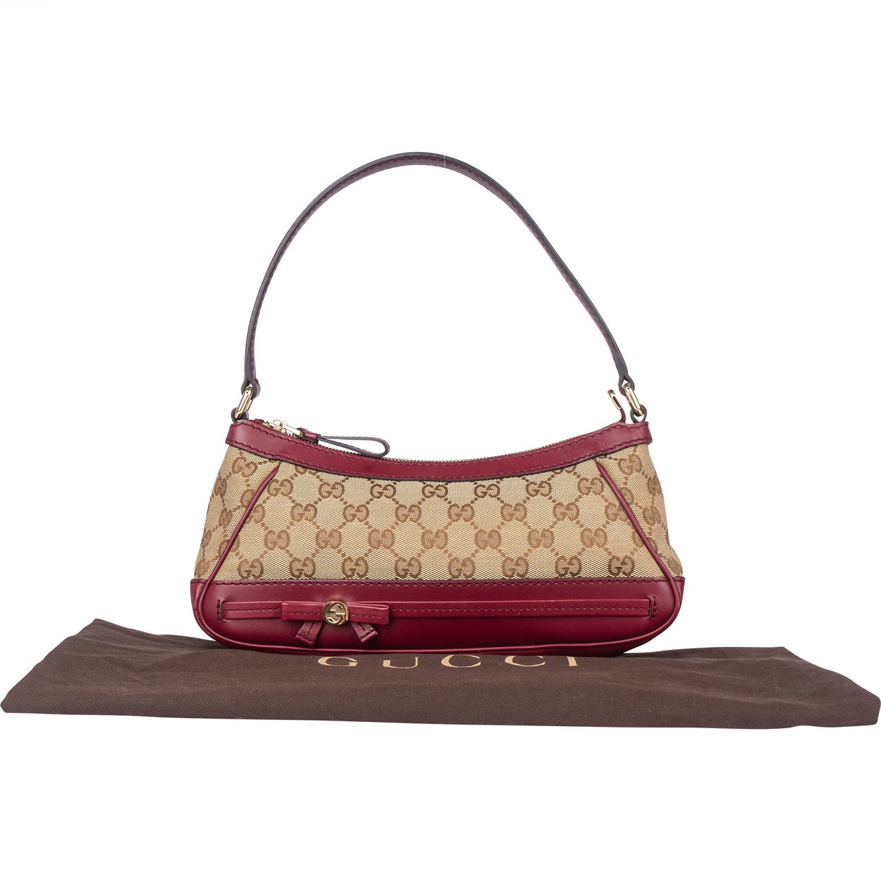 Gucci Gucci GG Monogram Ribbon Shoulder Bag Divers