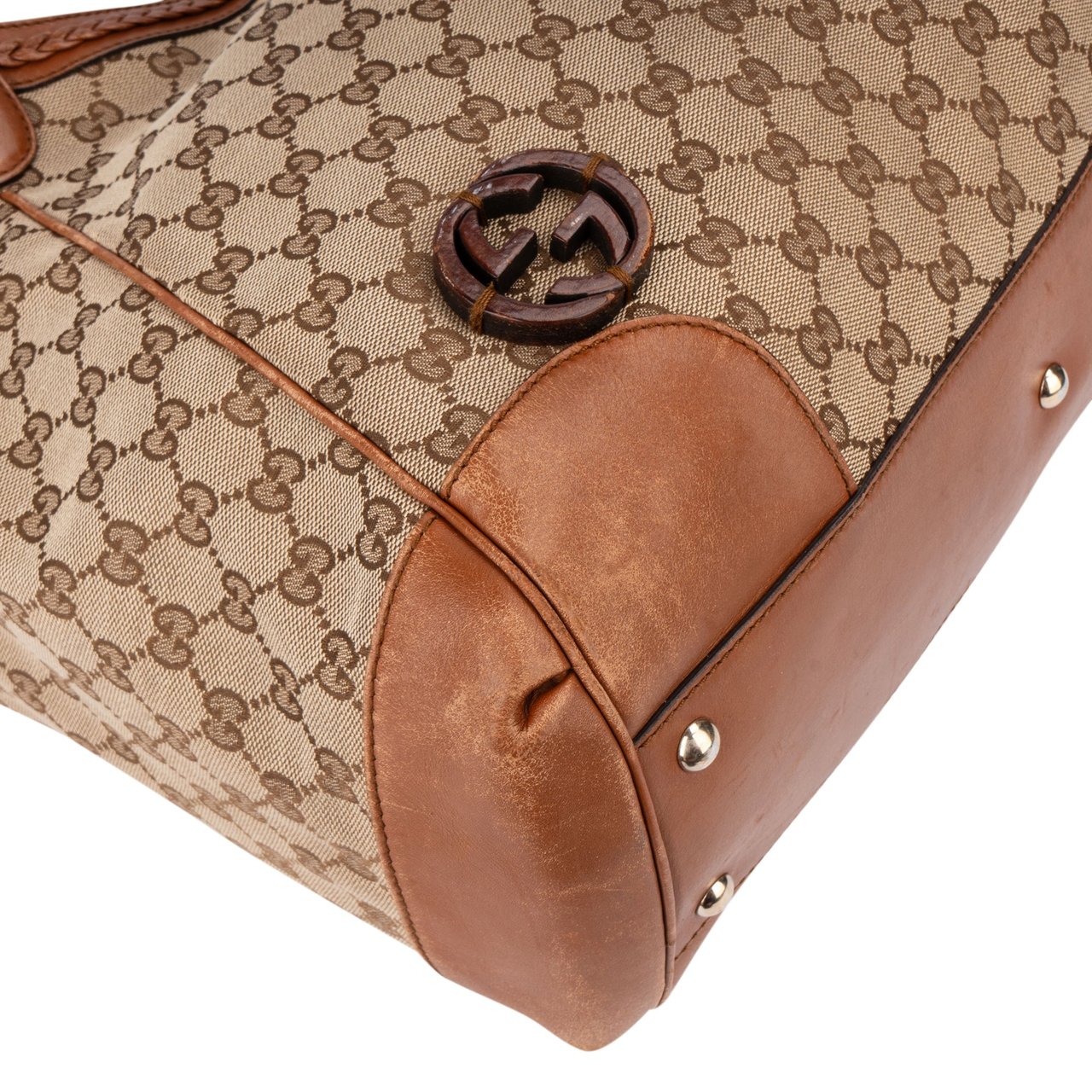 Gucci Gucci GG Monogram Ribbon Handbag Divers