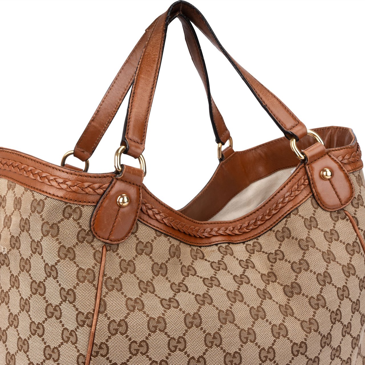 Gucci Gucci GG Monogram Ribbon Handbag Divers