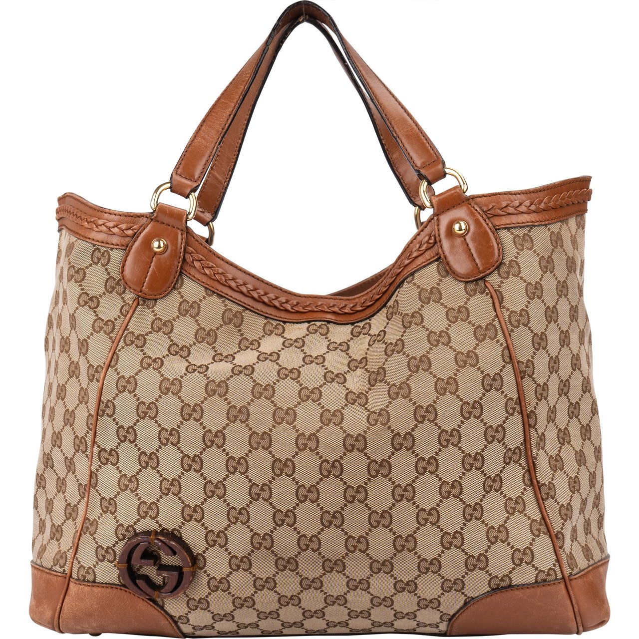 Gucci Gucci GG Monogram Ribbon Handbag Divers