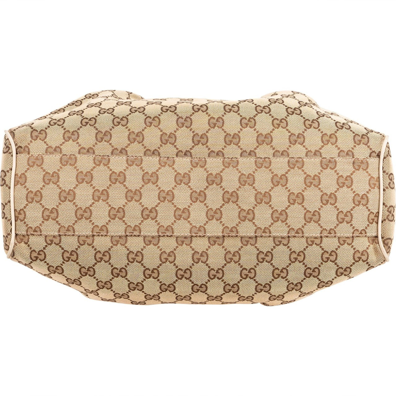 Gucci Monogram GG Canvas Sukey Handbag Beige