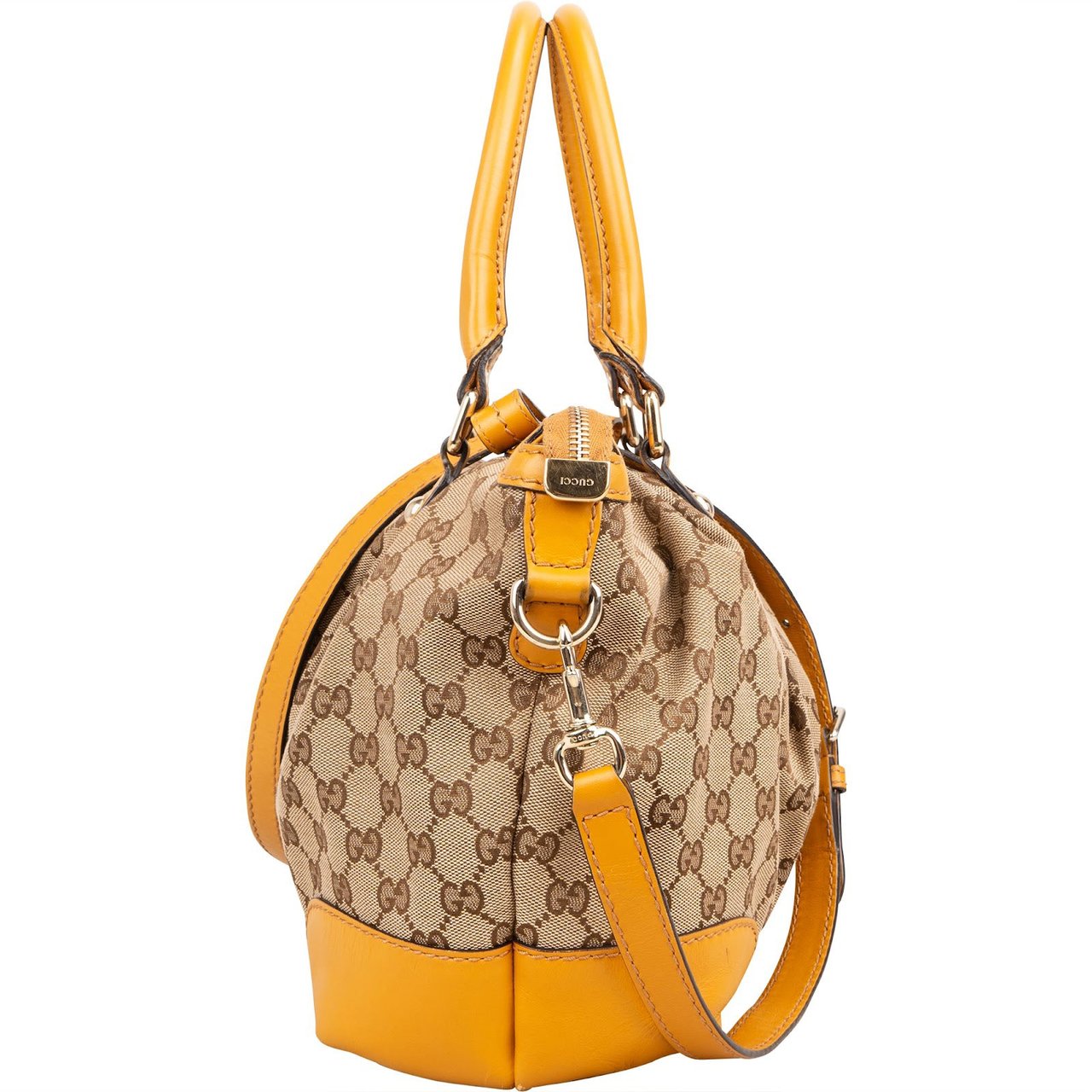 Gucci Monogram GG Canvas Sukey Handbag Beige