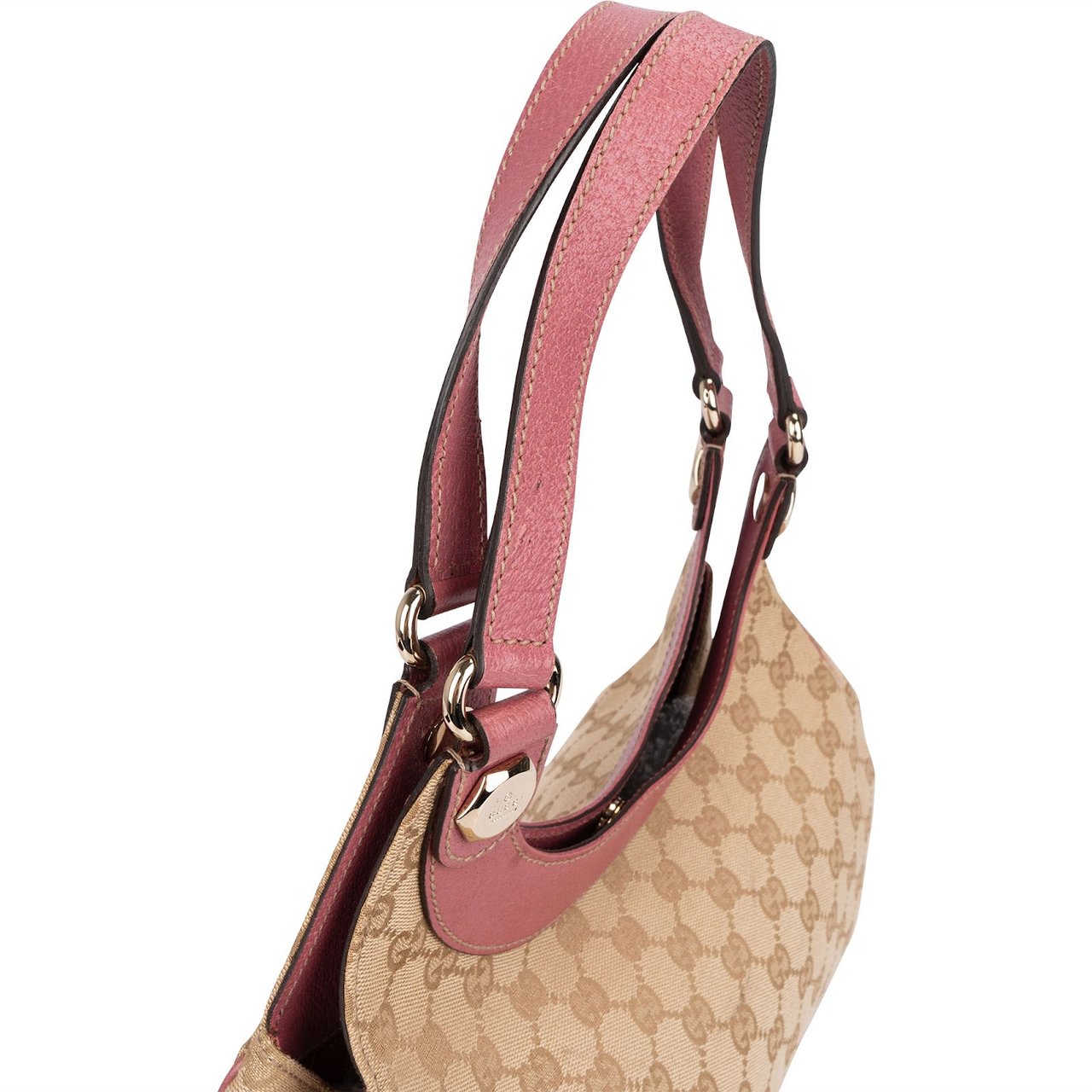 Gucci Gucci Monogram GG Sukey Shoulder Bag Beige