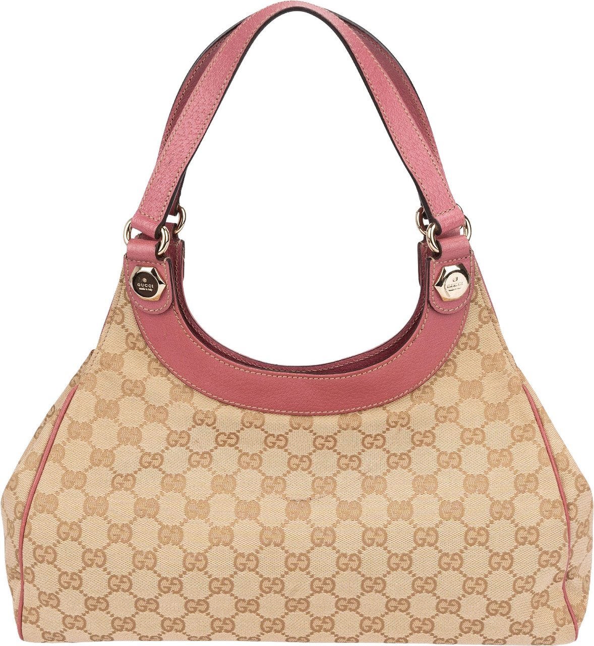 Gucci Gucci Monogram GG Sukey Shoulder Bag Beige