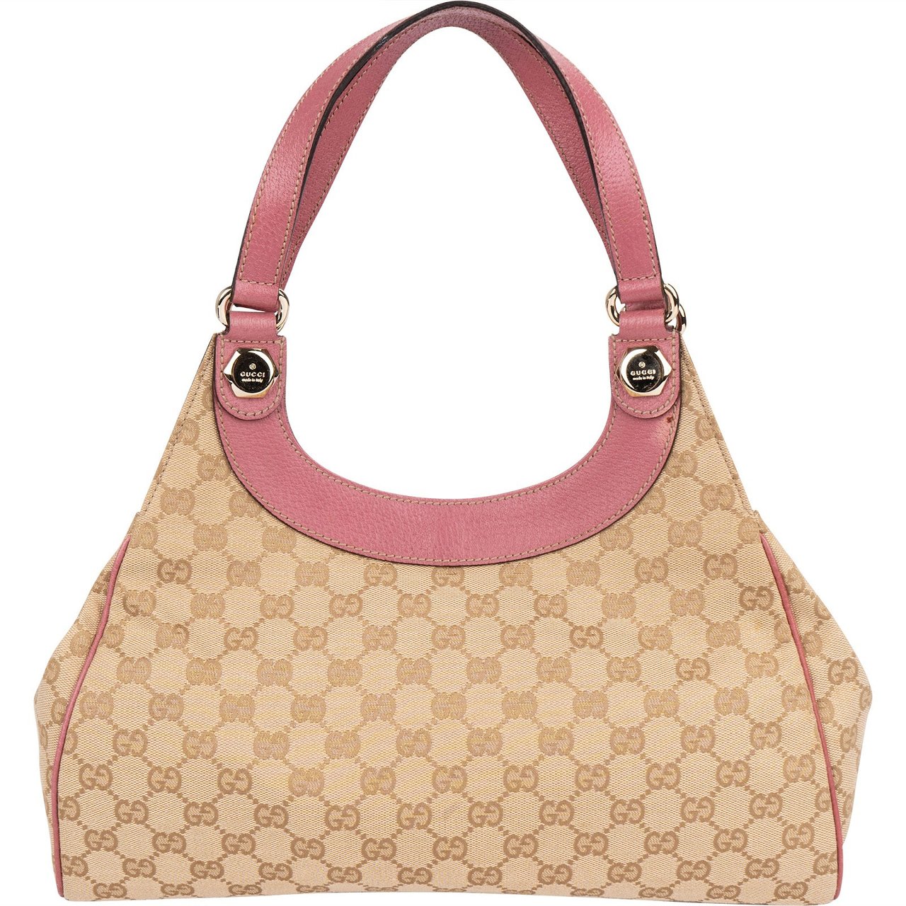 Gucci Gucci Monogram GG Sukey Shoulder Bag Beige