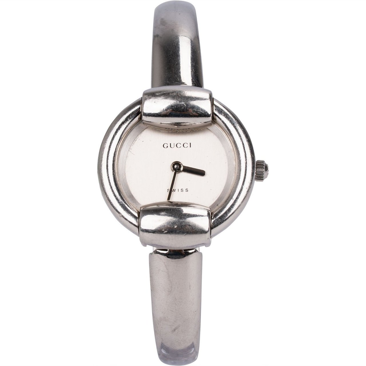 Gucci Silver Tone 1400L Women Watch Divers