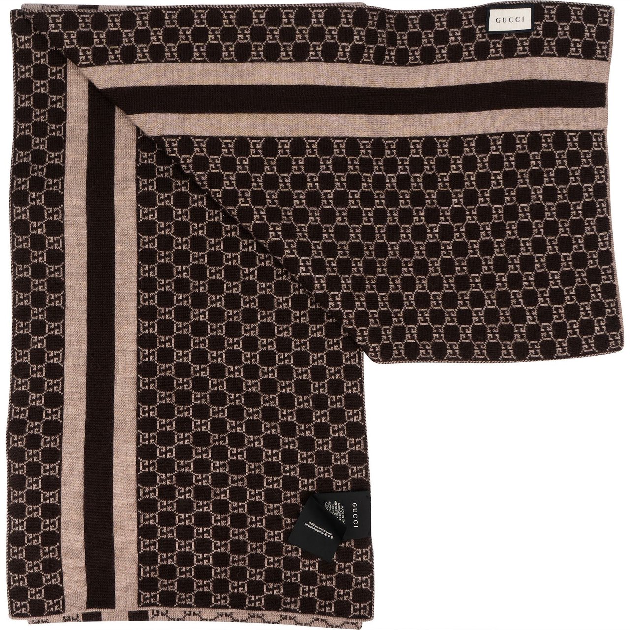 Gucci Monogram GG Schal Scarf Beige