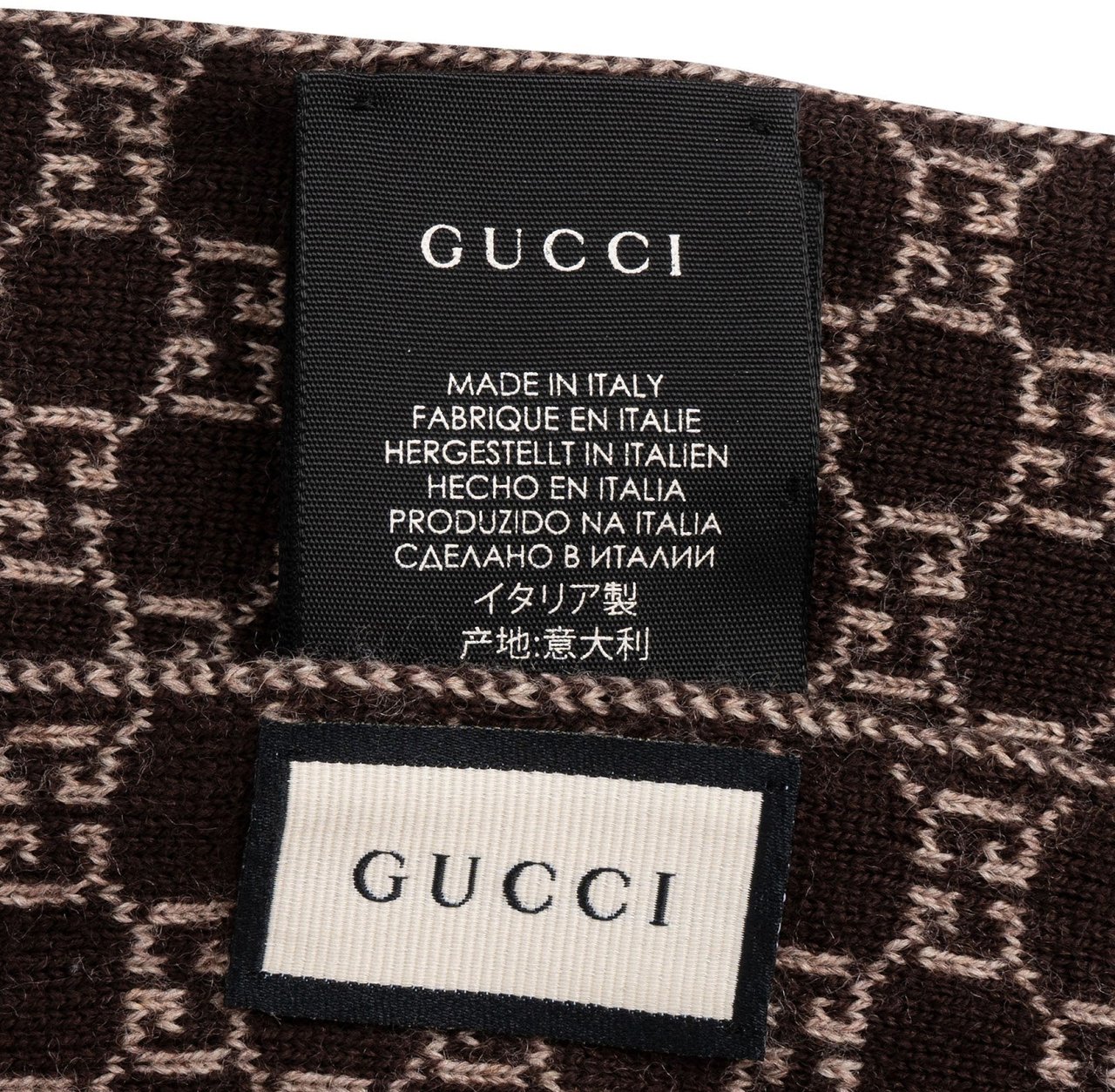 Gucci Monogram GG Schal Scarf Beige