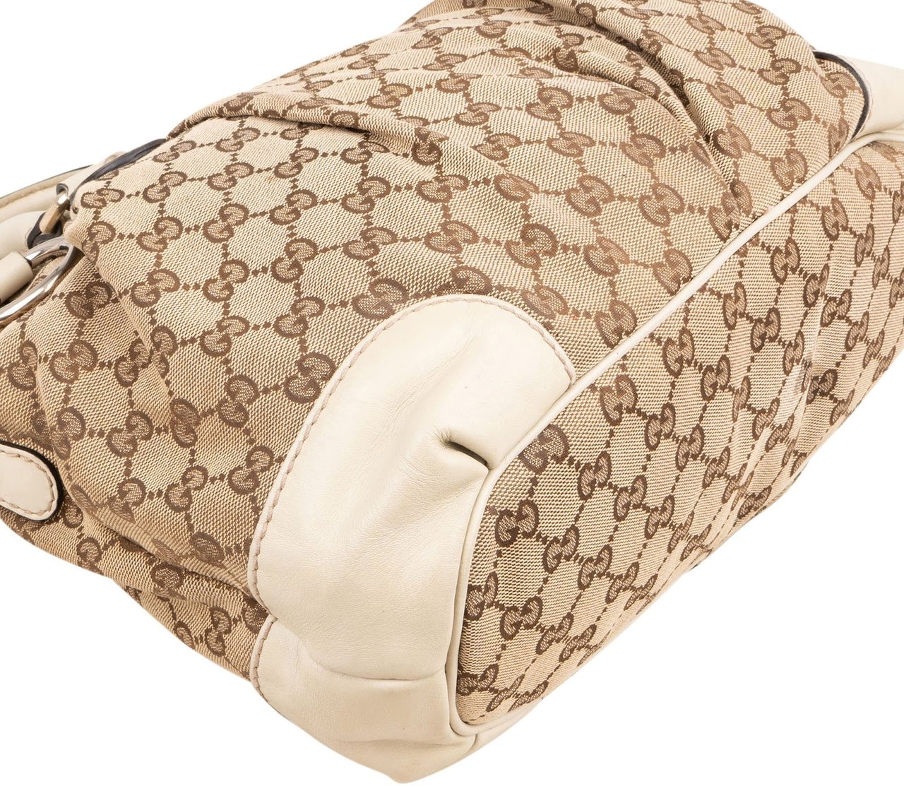Gucci Monogram GG Sukey Handbag Beige