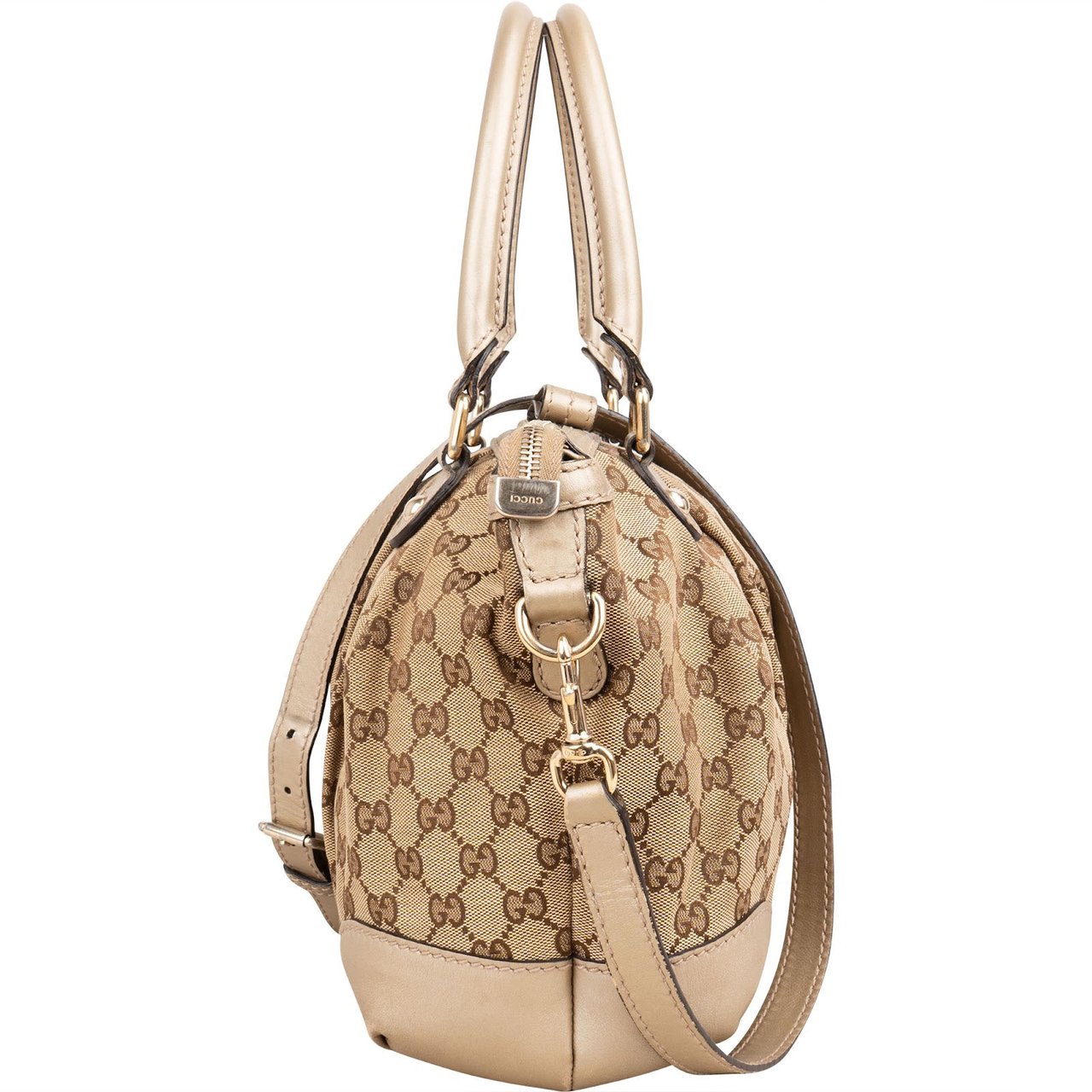Gucci Monogram GG Sukey Handbag Beige