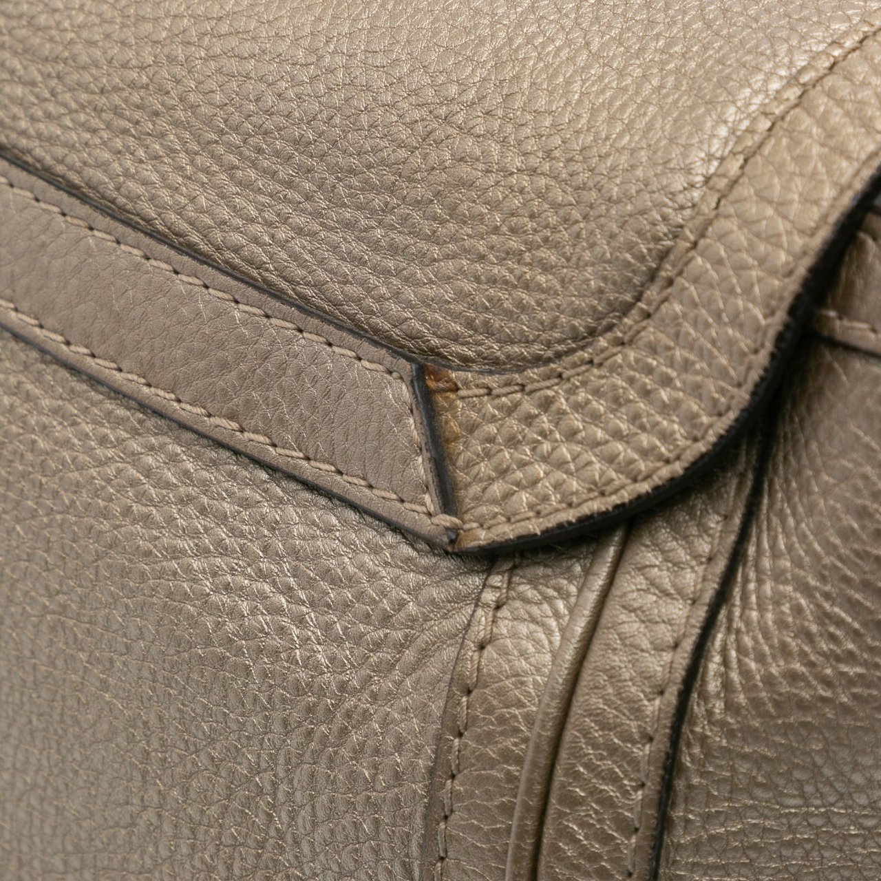 Gucci Leather Bella Satchel Goud