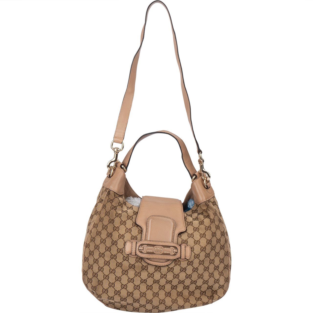 Gucci Gucci GG Monogram Horsebit Hobo Shoulder Bag Divers