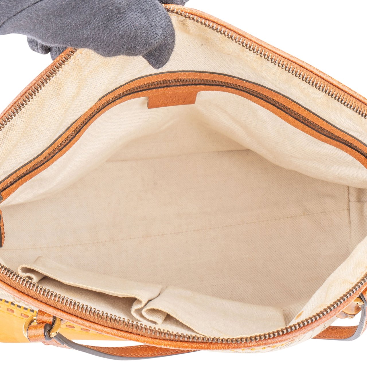 Gucci Gucci GG Monogram Crafty Bamboo Handbag Divers