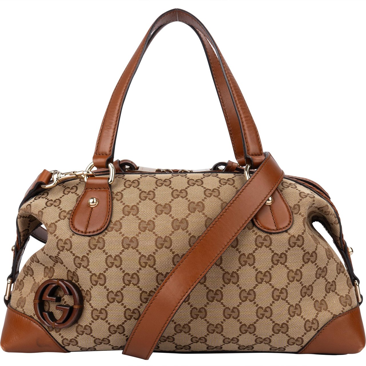 Gucci Gucci GG Monogram Braided Leather Handbag Divers