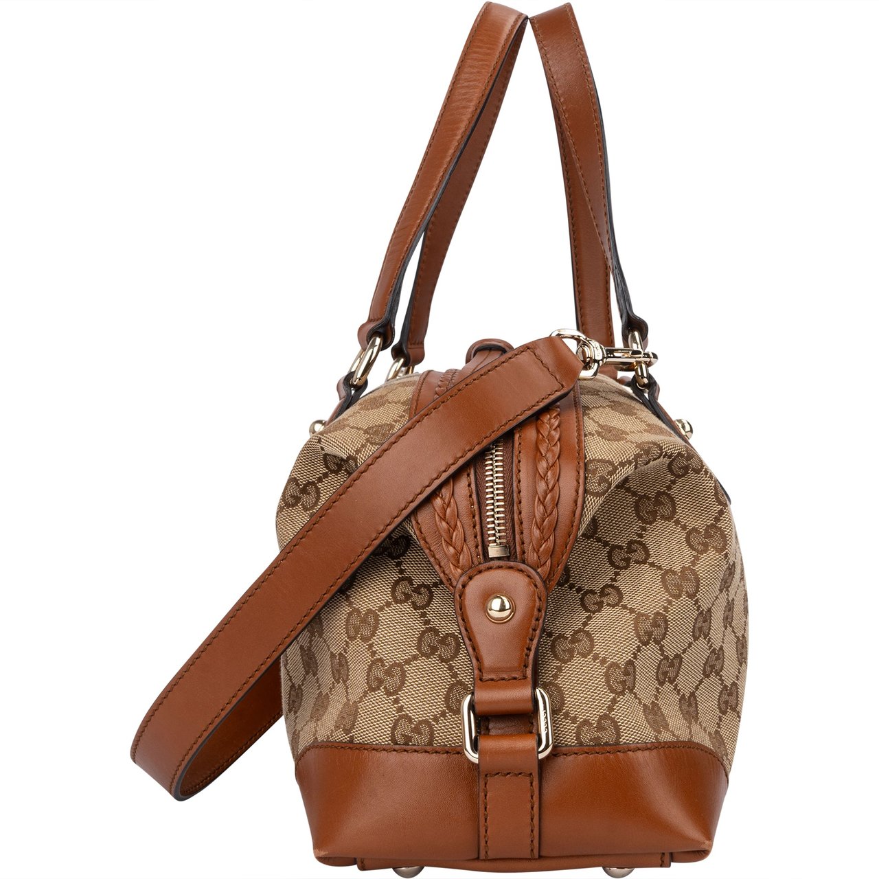 Gucci Gucci GG Monogram Braided Leather Handbag Divers