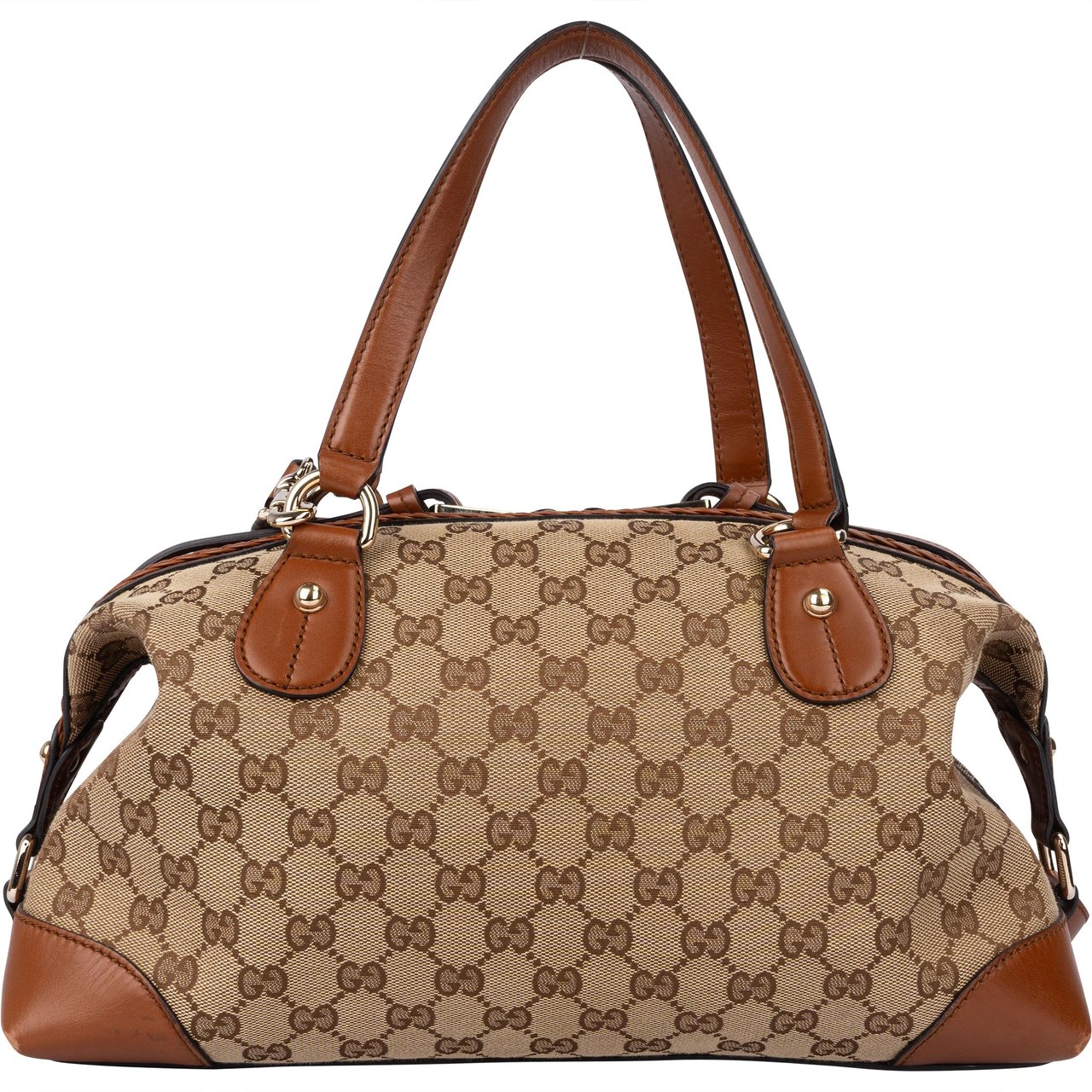 Gucci Gucci GG Monogram Braided Leather Handbag Divers