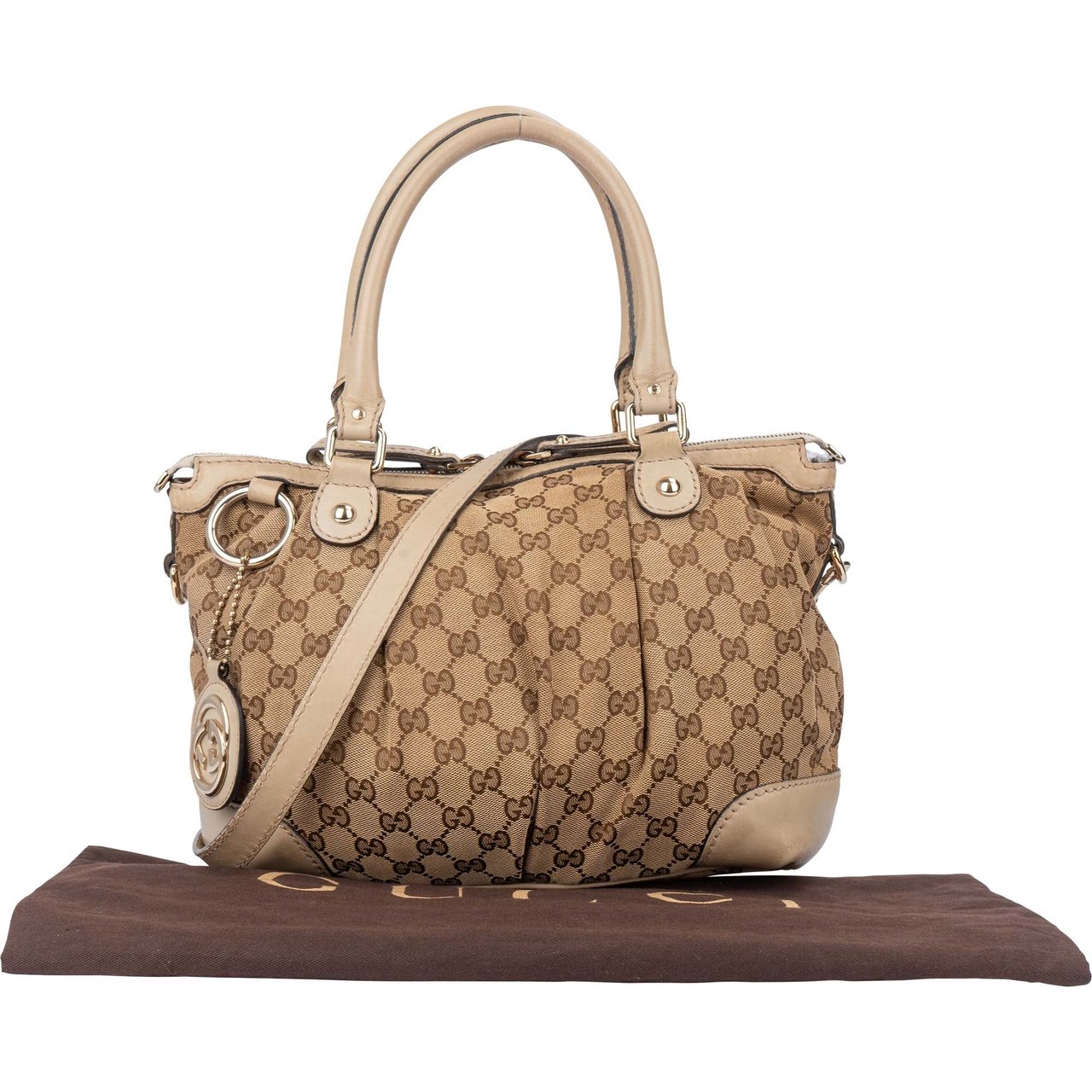 Gucci Gucci GG Monogram Sukey Handbag Divers