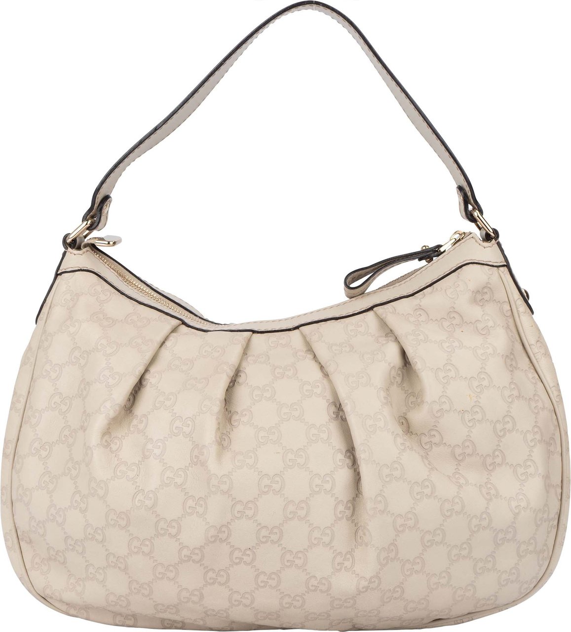 Gucci Gucci GG Leather Monogram Sukey Hobo Shoulder Bag Wit