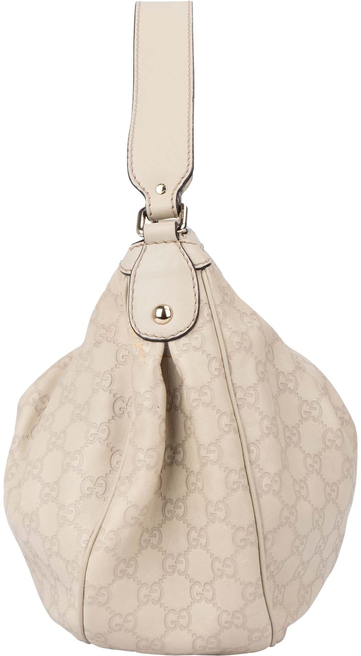 Gucci Gucci GG Leather Monogram Sukey Hobo Shoulder Bag Wit