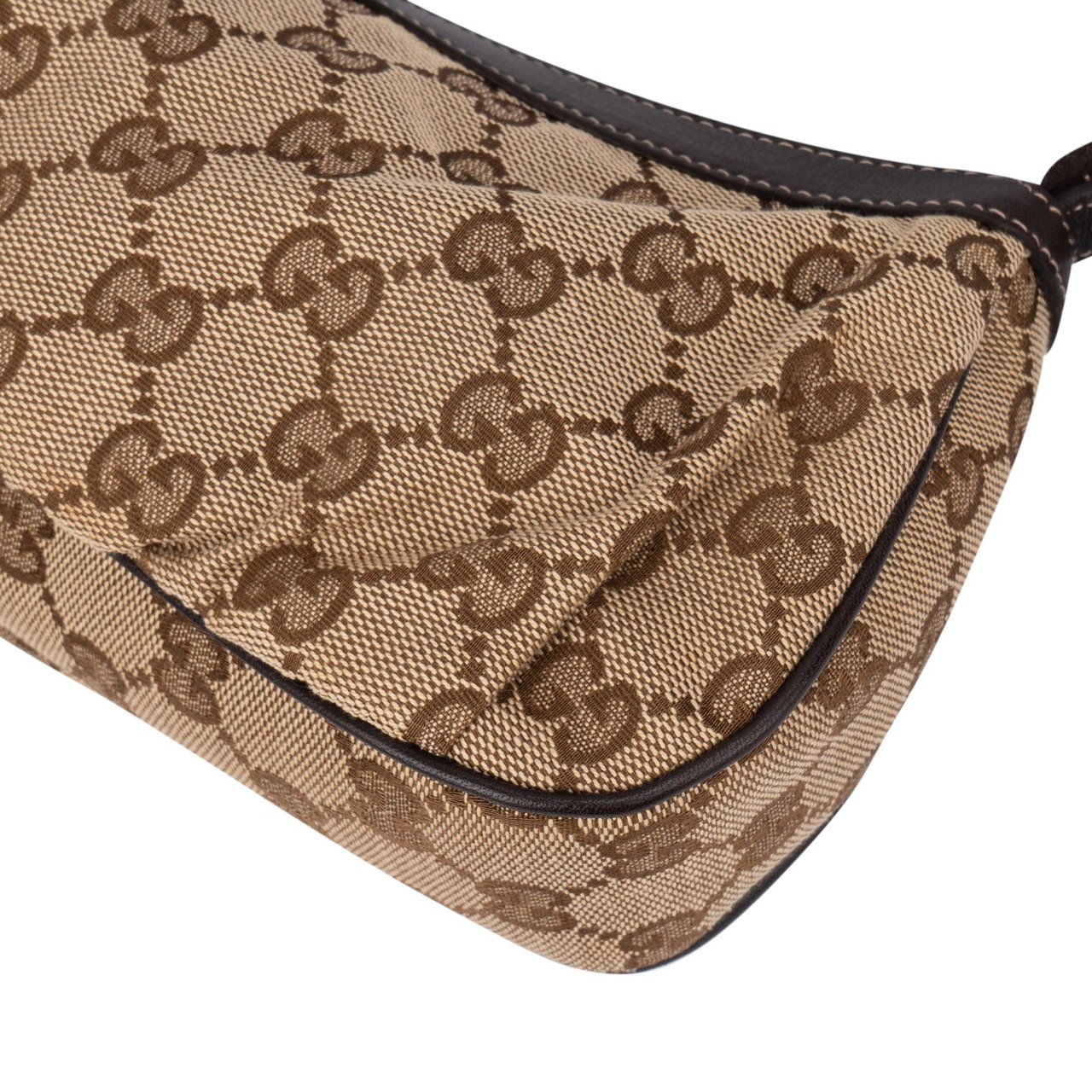 Gucci Gucci GG Monogram Mini Shoulder Bag Bruin