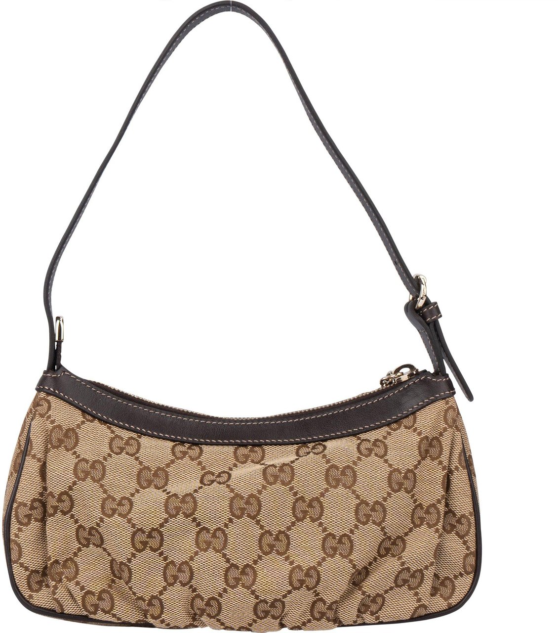 Gucci Gucci GG Monogram Mini Shoulder Bag Bruin