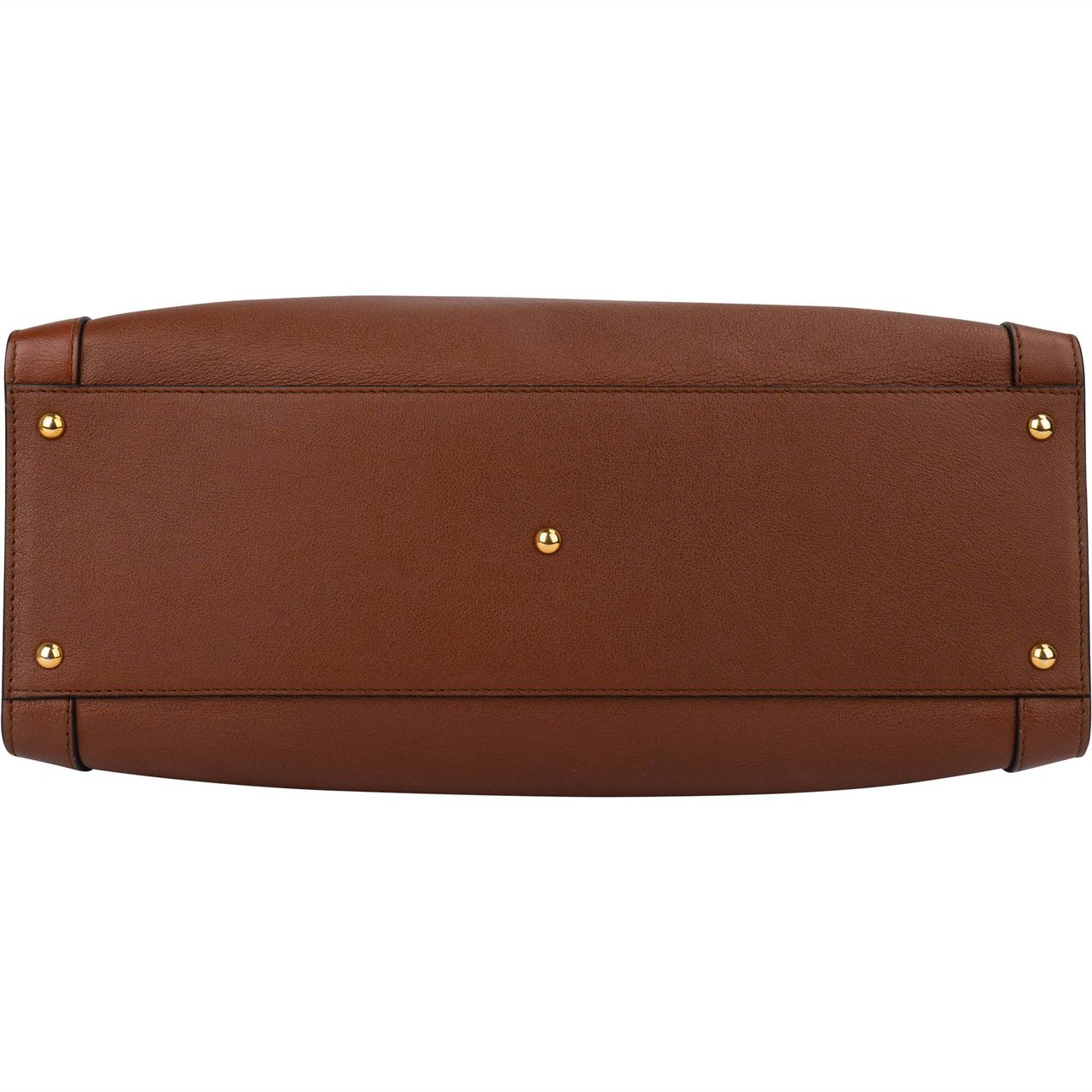 Gucci Gucci Classic Brown Leather Bamboo Handbag Divers