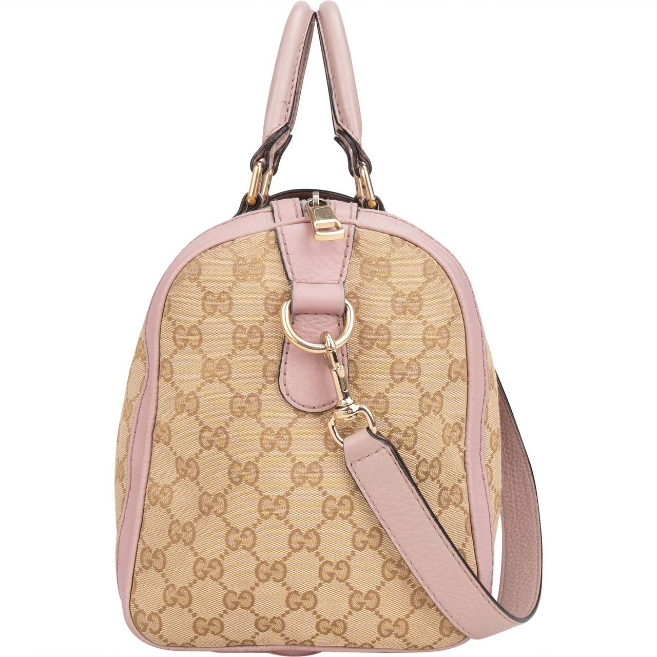 Gucci Gucci GG Monogram Stripe Boston Handbag Divers